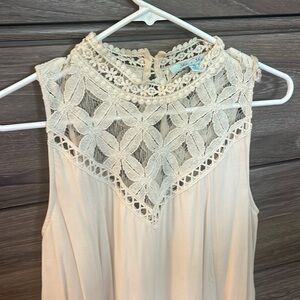 Flowy cream/beige dress